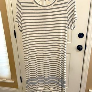 Color thread T-shirt dress,  never worn